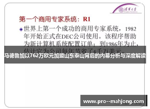 马德鲁加以762万欧元加盟山东泰山背后的内幕分析与深度解读 马德鲁加以762万欧元加盟山东泰山背后的内幕分析与深度解读